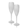 Kit 6 Taças Champagne 170ml Branco Acrílico - 2