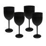 Kit 8 Taças Vinho Preto 400ml Acrílico - 2