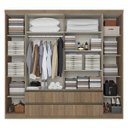 Ver imagem 3 de Guarda-Roupa Thb Nobre Glass com Espelho 6 Portas