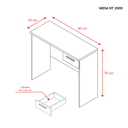 Ver imagem 6 de Mesa Notável Office Nt 2000