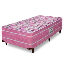 Colchão Conjugado Solteiro Sonata 88cm Simbal Rosa - 1
