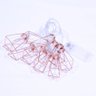 Cordão Fio LED com 10 Losangos Metal Rose Gold - A Pilha - 6