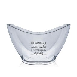 Champanheira Personalizada Amor, Vinho e Motivos - 1