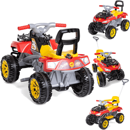 Carrinho de Passeio e Pedal Infantil Calesita Cross Up Vermelho - 2