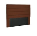 Ver imagem 1 de Cabeceira Divini Story Casal 1,60 x 1,25 Marrom - Divini Decor