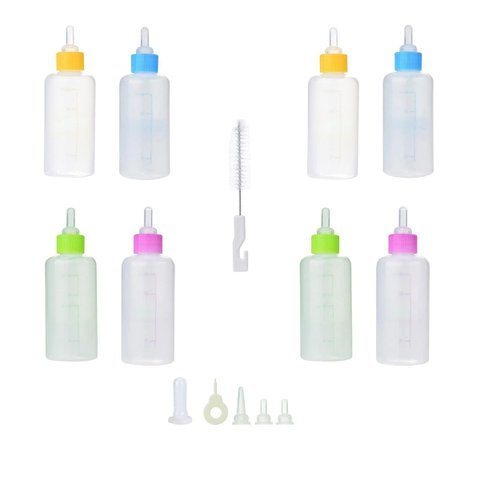 Mamadeira Pet Cao Gato Cachorro Filhote 60ml Kit 2 Unidades Cor Sortida Amamentaçao Animal de Estima