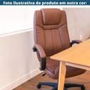 Ver imagem 7 de Cadeira Giratória Córdoba Rivatti Revestida em Poliuretano Preto Base Rodízio Nylon