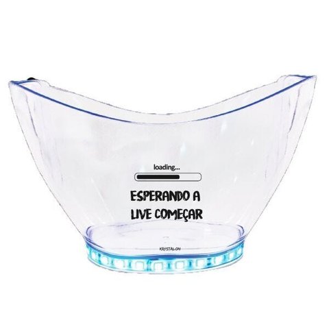 Champanheira com led Personalizada para Live