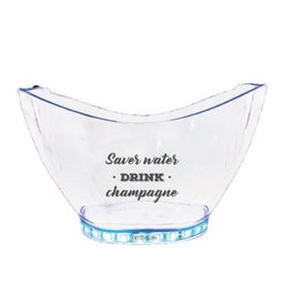 Champanheira com Led Personalizada Save Water - 1