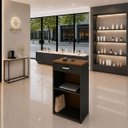 Ver imagem 1 de Balcão Caixa 60x40cm para Atendimento e Recepção Comercial com Gaveta