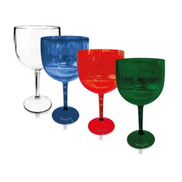 Kit 4 Taças Gin Coloridas - 4 Cores Acrílico Ps - 1
