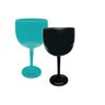 Kit 3 Taças Gin Preta, Azul tiffany e Branca Acrílico Ps - 2