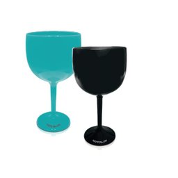 Kit 3 Taças Gin Preta, Azul tiffany e Branca Acrílico Ps - 2 Kit 3 Taças Gin Preta, Azul tiffany e Branca Acrílico Ps - 2