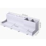 Suporte Organizador Multiuso de Parede Branco - 8