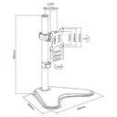 Ver imagem 3 de Suporte para Monitor de Mesa 15 a 34 T50n Central Suportes