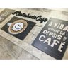 KIT COM 4 PLACAS DECORATIVAS EM MDF -TEMA CAFÉ CAFETERIA - 5