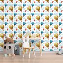Ver imagem 2 de Papel de Parede Infantil - Balões Arte Destaque 1,50 Metros