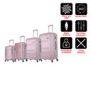Ver imagem 3 de Conjunto de Malas de Viagem Pp, P, M e G Montreal Swiss Move Rose