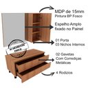 Ver imagem 6 de Conjunto Para Banheiro Armarios Com Cuba Bn1 Amendoa