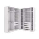 Ver imagem 1 de Conjunto Closet Kappesberg Adapt Branco 5 Peças 222cm X 205cm
