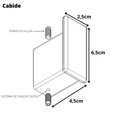 Ver imagem 5 de Cabide de Parede Banheiro Branco Dupla Fixação F.master