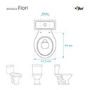Ver imagem 3 de Assento Sanitário Polipropileno Fiori Branco para Vaso Fiori