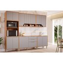 Ver imagem 1 de Kit Cozinha Mgm 5 Peças Celeste C5p173 Cinamomo/platina