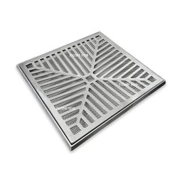 Grelha Ralo Pluvial com Suporte 40x40 com Tela Anti Insetos - 1