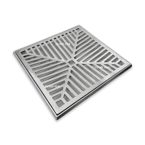 Grelha Ralo Pluvial com Suporte 40x40 com Tela Anti Insetos