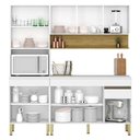 Ver imagem 3 de Cozinha Modulada Line Composição 3 Supremo Freijó - Kits Paraná