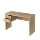 Ver imagem 3 de Mesa para Escritório com 2 Gavetas Branco Tecnomobili Me4123 Cor: Amêndoa