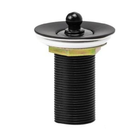 VALVULA ESCOAMENTO P/ LAVATORIO 1603 BLACK MATTE 7/8 S/ LADRAO TP ABS