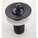 Ver imagem 2 de VALVULA ESCOAMENTO P/ LAVATORIO 1603 BLACK MATTE 7/8 S/ LADRAO TP ABS