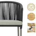 Ver imagem 4 de Mesa com 4 Cadeiras e Noronha Estofado 3 Trama Original Preto