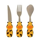 Ver imagem 1 de Conjunto Talher Infantil Animado 3 Peças Aço Inox - A5 - Dolce Home