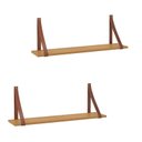 Ver imagem 1 de Kit 2 Prateleiras Gold Freijó- Matic