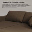 Ver mais imagens de Sofá Cama Retrátil em Madeira Eucalipto e Bouclê 230cm Uruguai