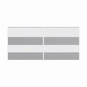 Ver imagem 6 de Balcão para Atendimento Escritório MDP 180cm Cinza Sagrado com Branco F5 Office