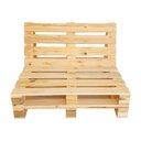Ver imagem 3 de Sofá de Pallet Padrão em Pinus com Encosto 2 Lugares
