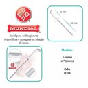 Ver imagem 4 de Chaira Oval 12 Polegadas Cabo Branco Mundial