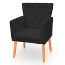 Ver imagem 5 de Kit Poltrona Capitonê Clássica Confortável para Sala e Quarto Ana Suede