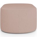 Ver imagem 3 de Puff Decorativo Orgânico para Living Quarto 70cm Doha W01 Linho Rosê - Lyam Decor