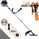 Ver imagem 1 de Roçadeira Anmax Cg430-b À Gasolina 43cc 1,7hp 12.000rpm + Lâmina 40 Dentes + Escova de Aço