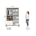 Ver imagem 2 de Guarda Roupa 4 Portas Ternura C- e 2 Gavetas Branco-jequitiba - Henn