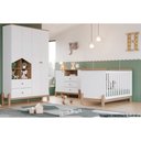 Ver imagem 7 de Guarda Roupa 4 Portas Ternura C- e 2 Gavetas Branco-jequitiba - Henn