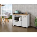Ver imagem 1 de Balcão para Cooktop Cronos 5 Bocas Arte Móveis:branco