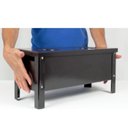 Ver imagem 3 de Fogão a Lenha Esmaltado Portátil Camping Aço Esmaltado Preto