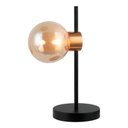 Ver imagem 1 de Abajur Tutu Black Gold e Champagne 32cm para 1 Lâmpada G9 de Led - Hl029
