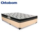 Ver imagem 5 de Cama Box Casal Sintético + Colchão Casal Ortobom Iso Dupla Face 60X138X188 Cor:Bege