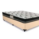 Ver imagem 6 de Cama Box Casal Sintético + Colchão Casal Ortobom Iso Dupla Face 60X138X188 Cor:Bege